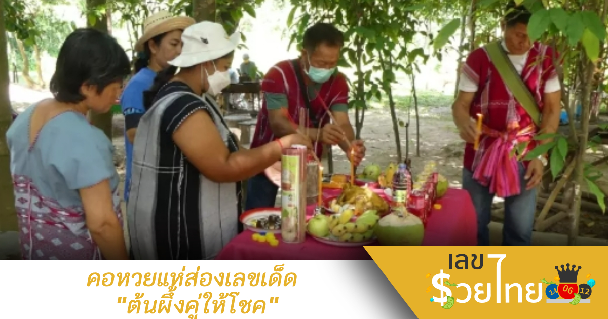 “ต้นผึ้งคู่ให้โชค” พ่อค้าแม่ค้าเฮยกตลาด หึ่งเด็ดทุกงวด-เผยเรื่องลี้ลับ