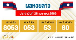 ผลหวยลาว
