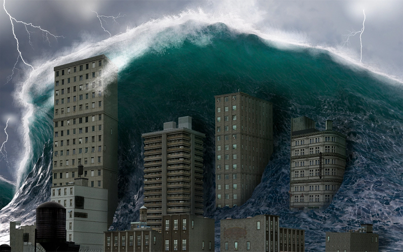 ฝันเห็นสึนามิ-lekruaythai.com 