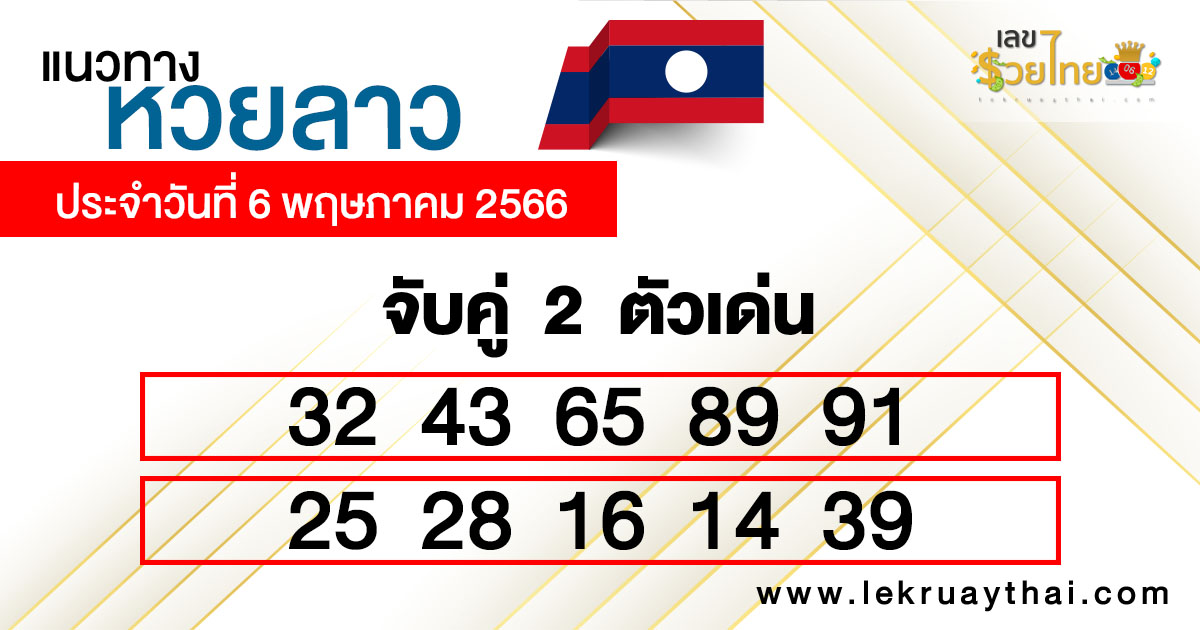 แนวทางหวยลาวซุปเปอร์ 6/05/66