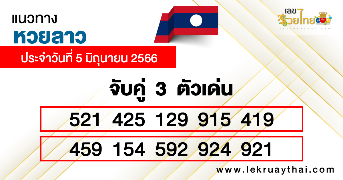  หวยลาวออกวันนี้ สด