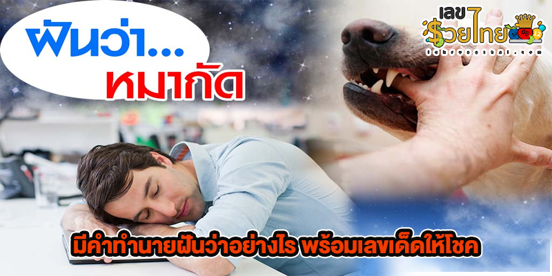 ฝันว่าโดนสุนัขกัดขา
