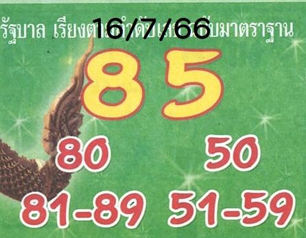 ปฏิทินคำชะโนด 16/7/2566