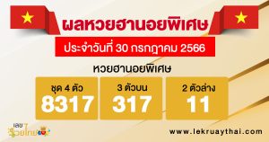 ผลหวยฮานอยพิเศษ