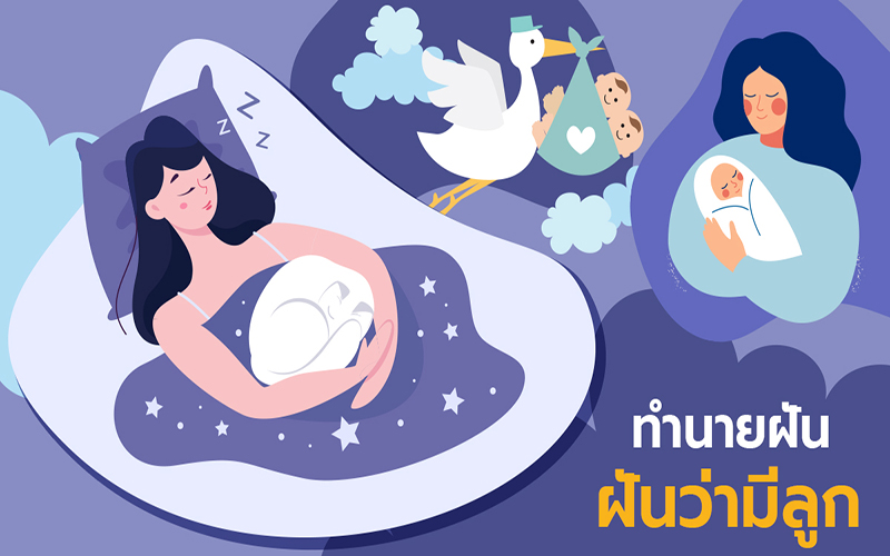 ฝันว่ามีลูก-lekruaythai.com