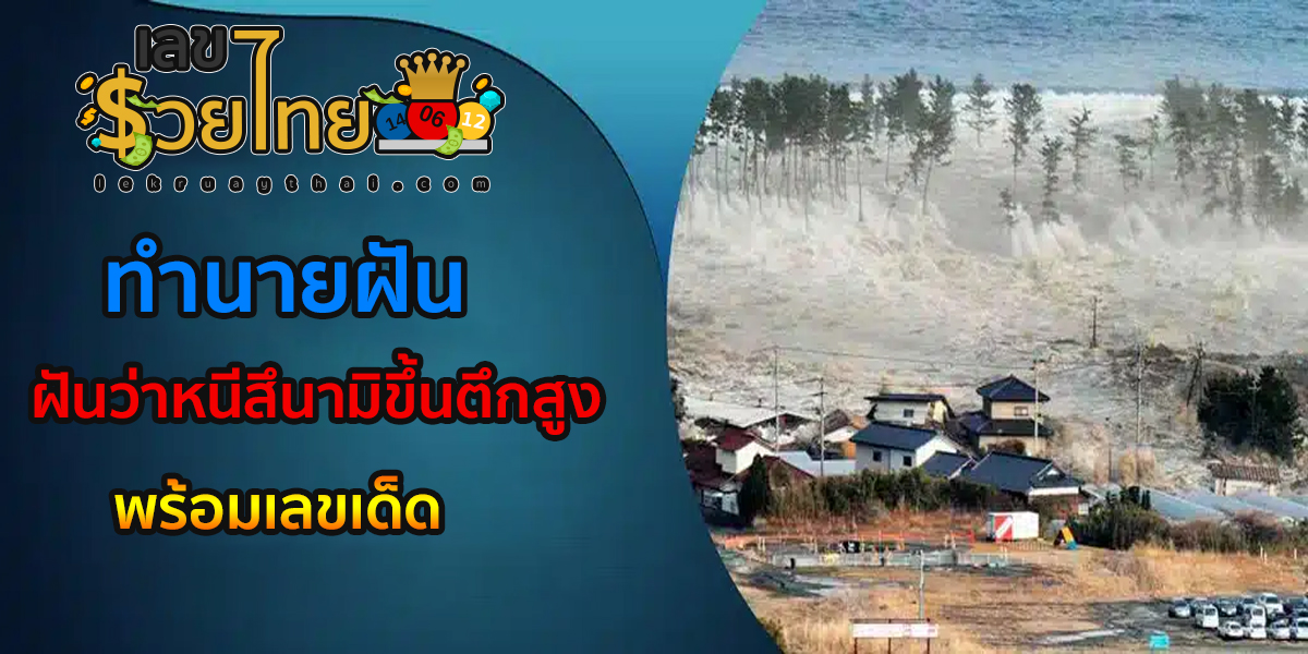 ฝันว่าหนีสึนามิขึ้นตึกสูง ทำนายความฝันเกี่ยวกับสึนามิในรูปแบบต่าง ๆ พร้อมเลขเด็ดเสี่ยงโชค