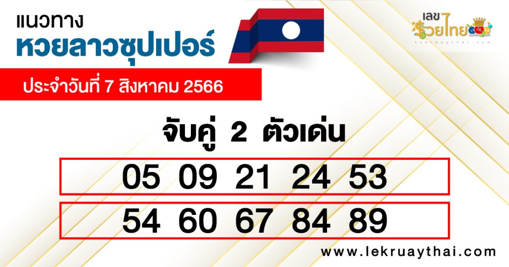 เลขเด่นหวยลาวซุปเปอร์ 2 ตัวบน-ล่าง
