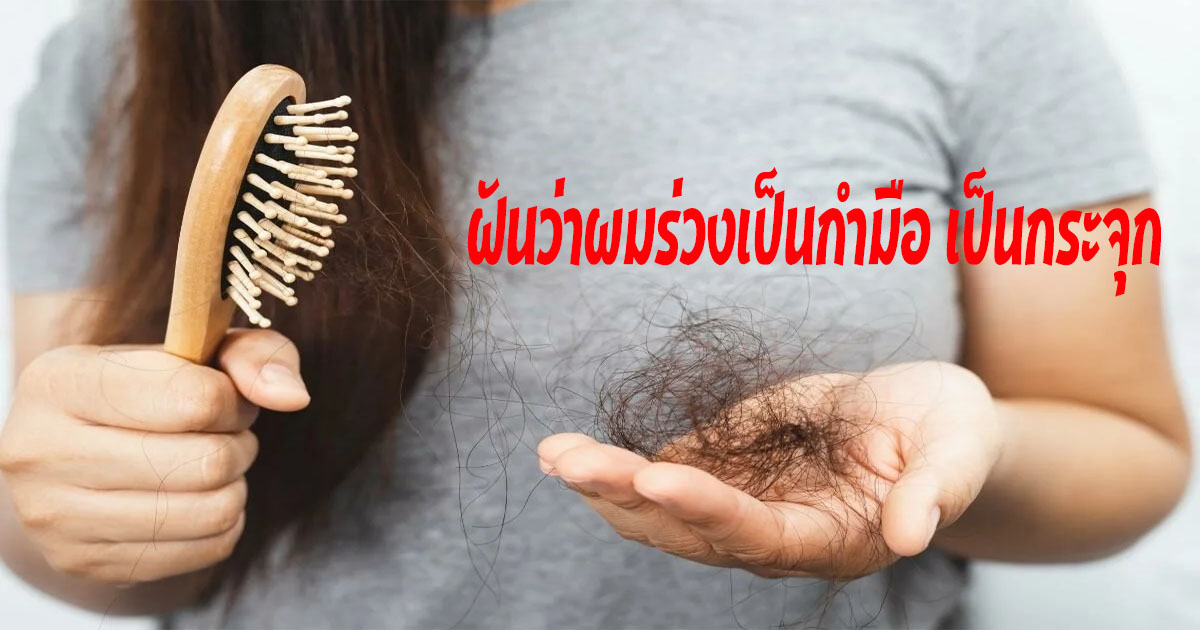 ฝันว่าผมร่วงเป็นกำมือ