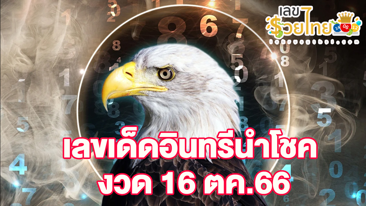 เลขอินทรีนำโชค งวดวันที่ 16 ตุลาคม 2566 งวดนี้ห้ามพลาด คอหวยห้ามพลาดส่องเลขเด็ด แนวทางแม่นๆ