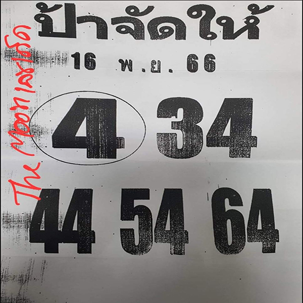 ป้าจัดให้ 16 11 66-"Auntie arranged it for me 16 11 66"