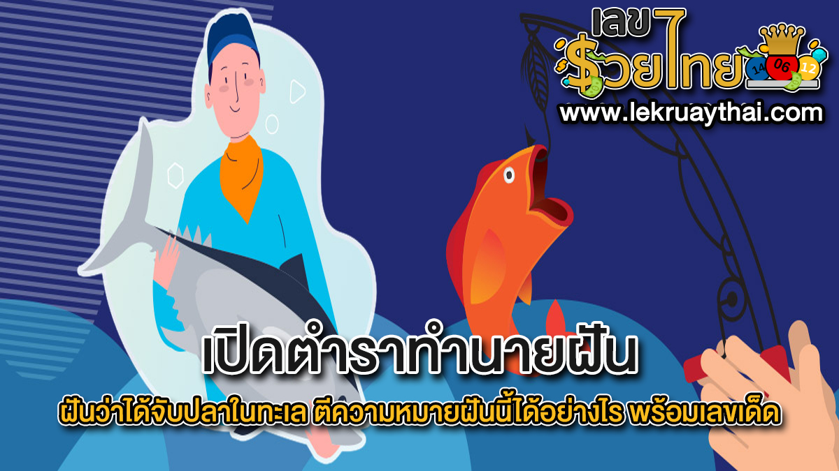 เปิดตำราทำนายฝัน ฝันว่าได้จับปลาในทะเล ตีความหมายฝันนี้ได้อย่างไร เลขเด็ดอะไร เช็คเลย!