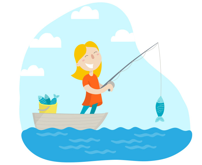 ฝันว่าจับปลาเล็กปลาน้อยเยอะมาก-"Dreamed of fishing Dreaming that a fish is hooked"