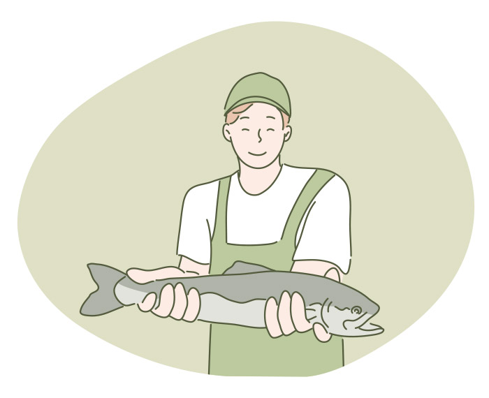 ฝันว่าจับปลาเล็กปลาน้อยเยอะมาก-"Dreaming of catching a lot of fish, lucky numbers."