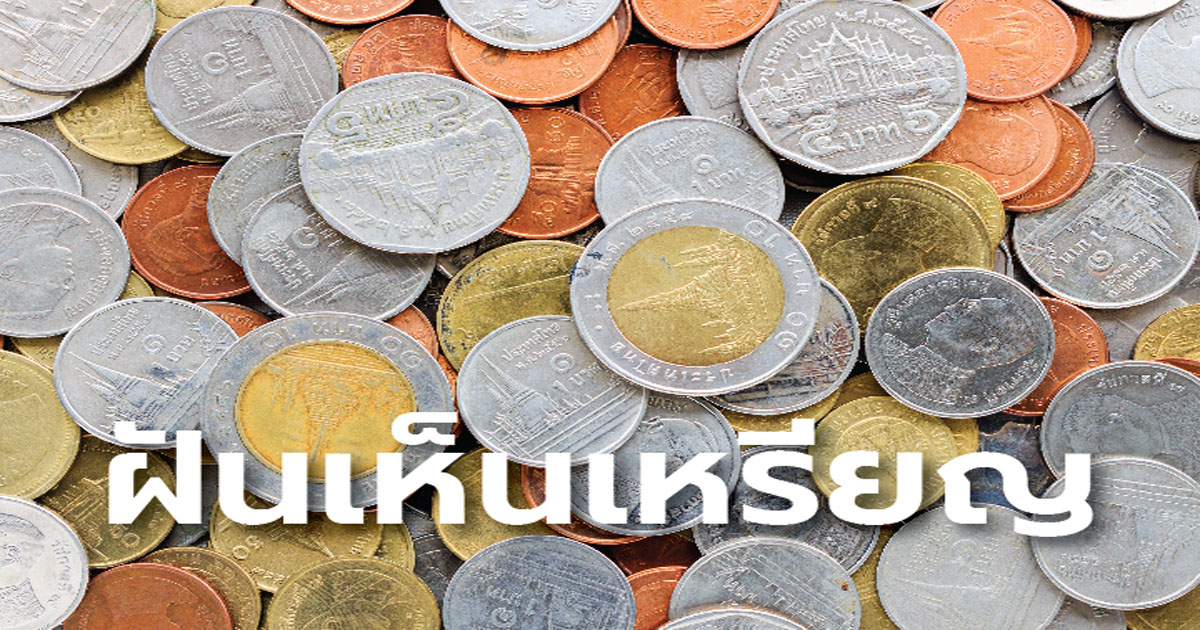 ฝันว่าได้เก็บเงิน-"Dreaming of collecting coins"