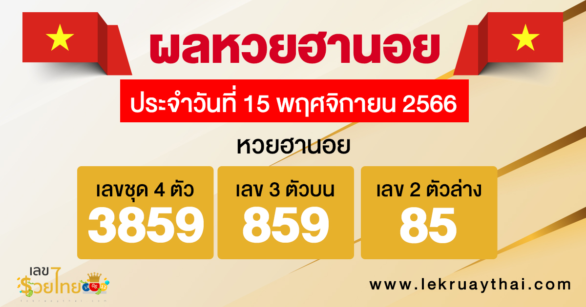 ผลหวยฮานอย-"Hanoi lottery results"