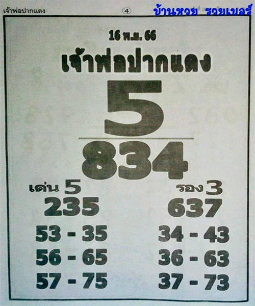 เจ้าพ่อปากแดง 16 11 66-"The red-lipped godfather 16-11-66"