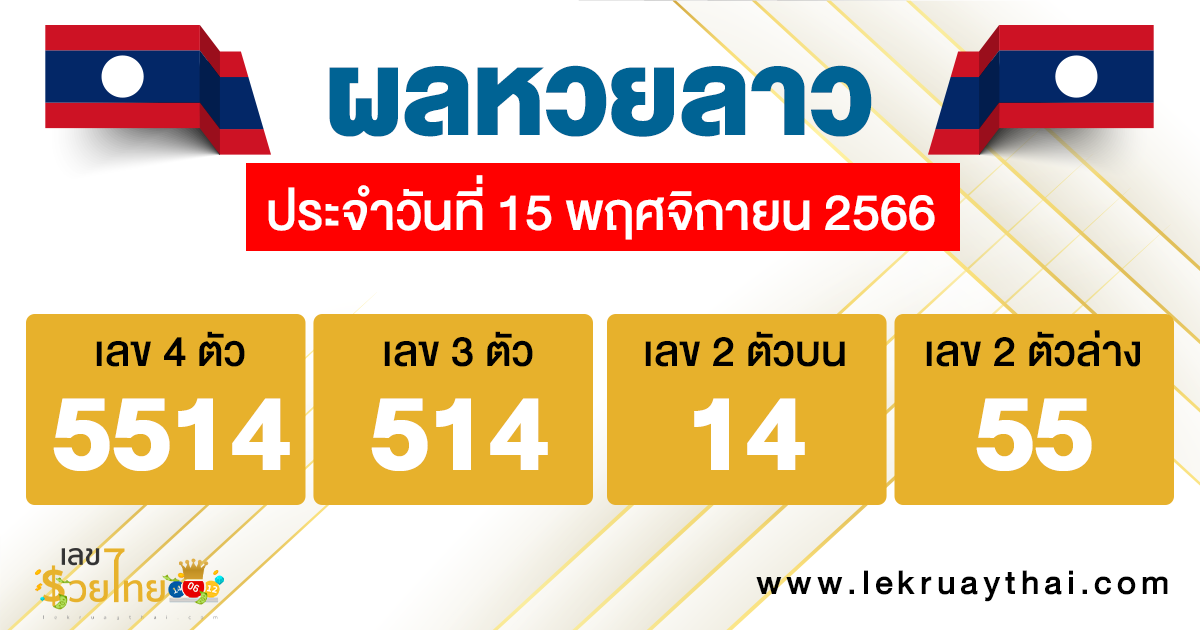 ผลหวยลาว "laos-lottery-results"