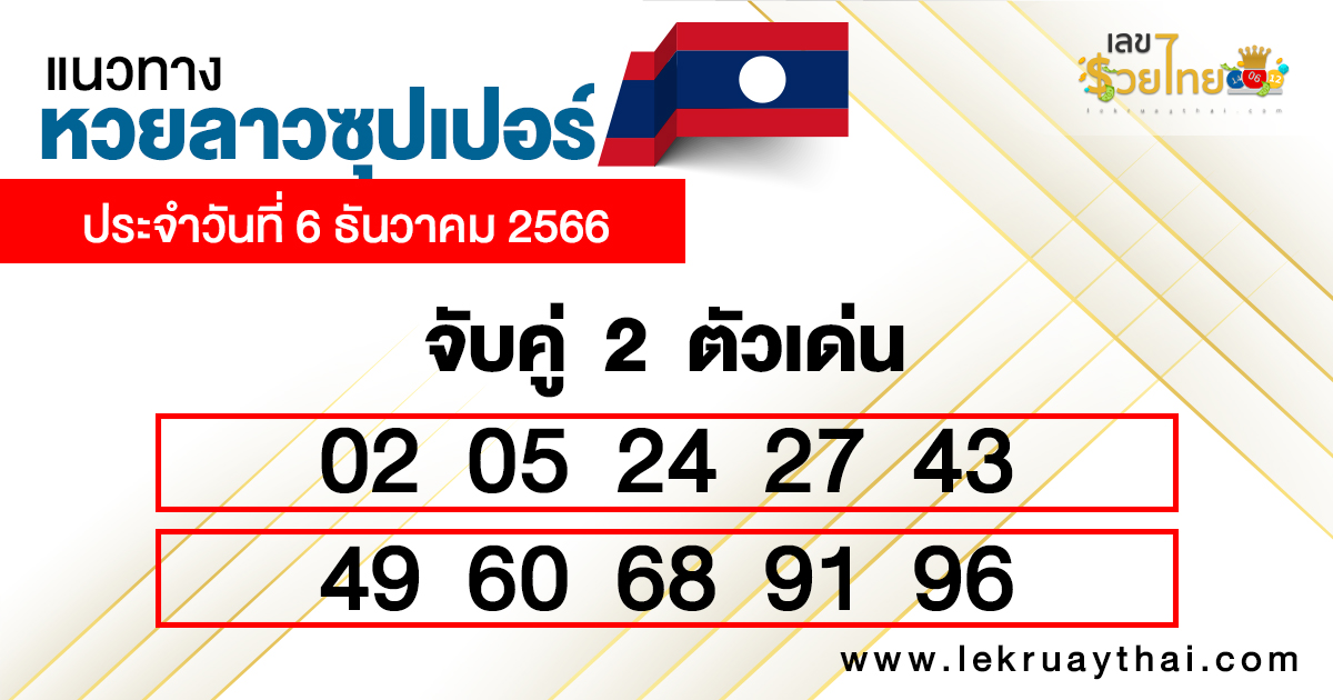 หวยลาวซุปเปอร์ สด-''Lao super lottery live''