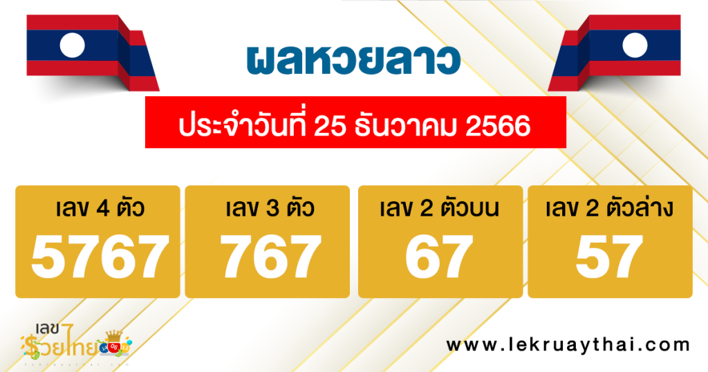 ผลหวยลาว "Lao lottery results"