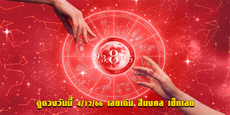 ดูดวงวันนี้ 4/12/66-"Today's horoscope"