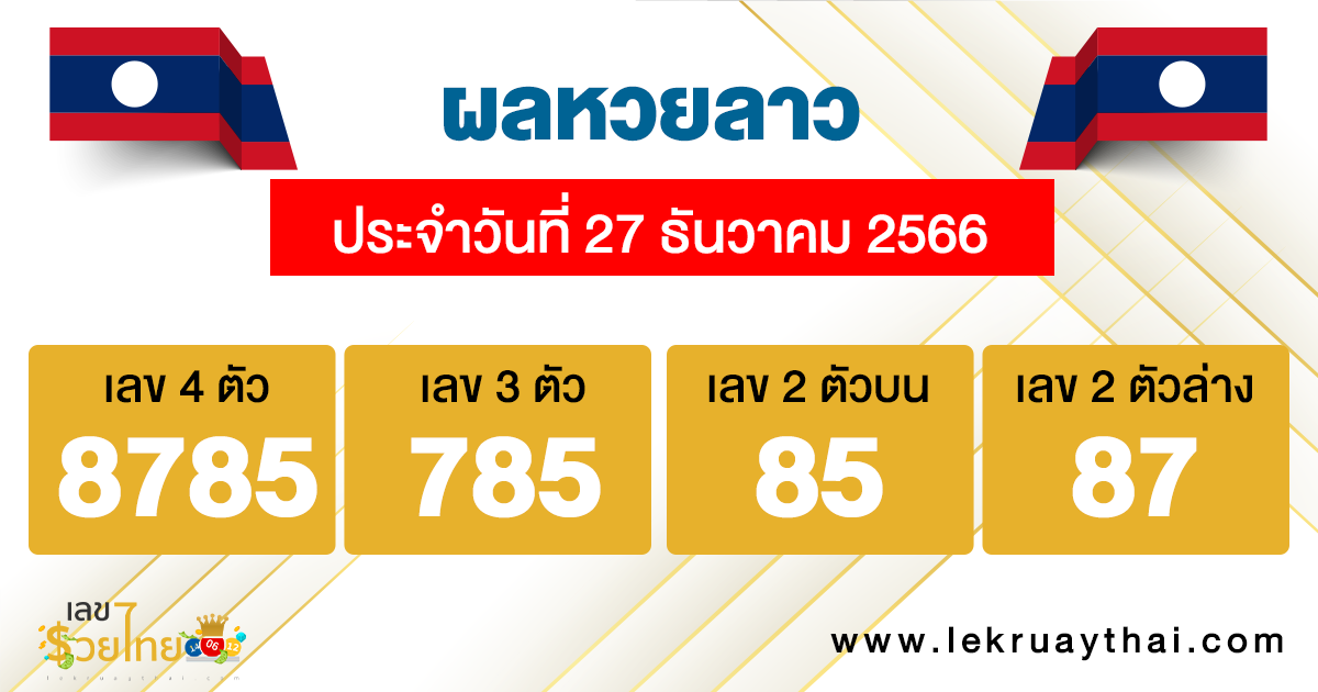 ผลหวยลาว "laos-lottery-results"
