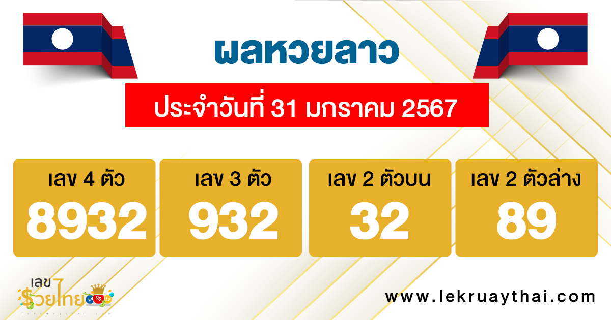 ผลหวยลาว "laos-lottery-results"