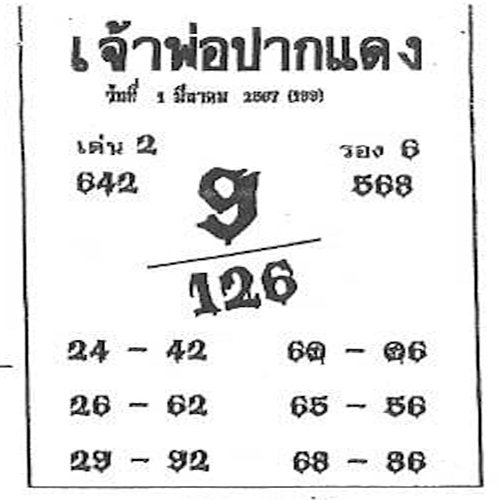 เจ้าพ่อปากแดง 1 3 67-"The red-lipped godfather 1 3 67"
