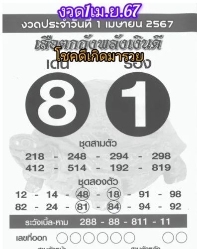 เสือตกถัง 1 4 67-"Tiger Tok Tang"