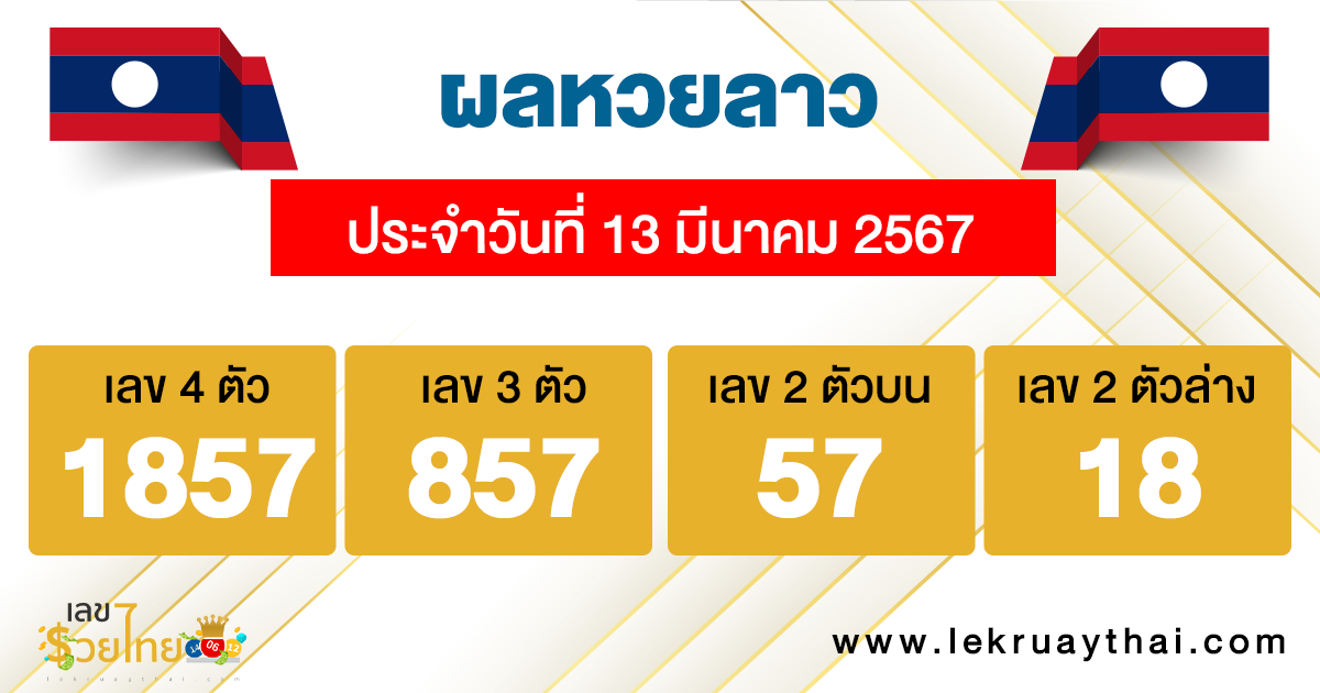 ผลหวยลาว "laos-lottery-results"