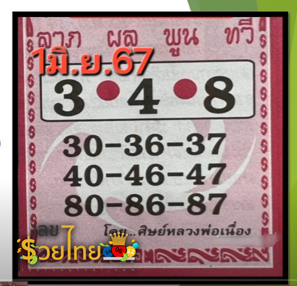 ศิษย์หลวงพ่อเนื่อง 1 6 67-"Disciple of Luang Phor Nuea 1 6 67"
