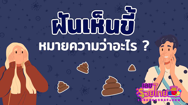 ฝันเห็นอุจจาระคนอื่นในโถส้วม-"Dreaming of seeing other people's excrement in the toilet."
