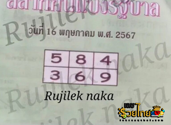 คู่มือเสี่ยงโชค 16 5 67-"Gambling Guide 16 5 67"
