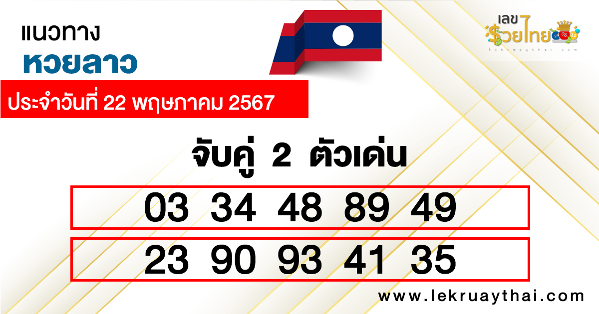หวยลาวล่าสุด -"Lao Lottery Latest"