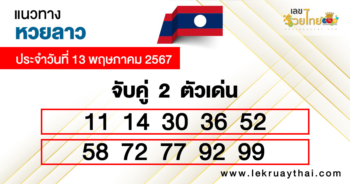 แนวทางหวยลาววันนี้ แม่นๆ วันนี้-"Today's Lao lottery guideline, accurate today"
