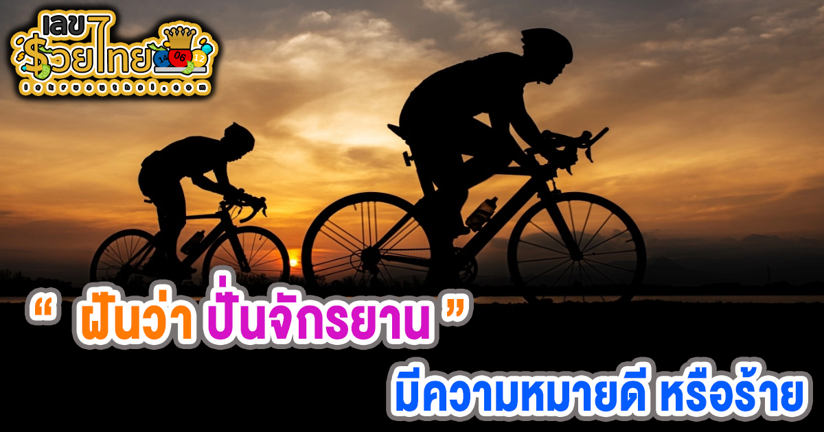 ฝันว่าปั่นจักรยาน ทำนายว่าอย่างไร? พร้อมตีเลขเด็ด ตามความฝัน ดูคำทำนาย แม่น ๆ ได้ที่นี่ เลขรวยไทย