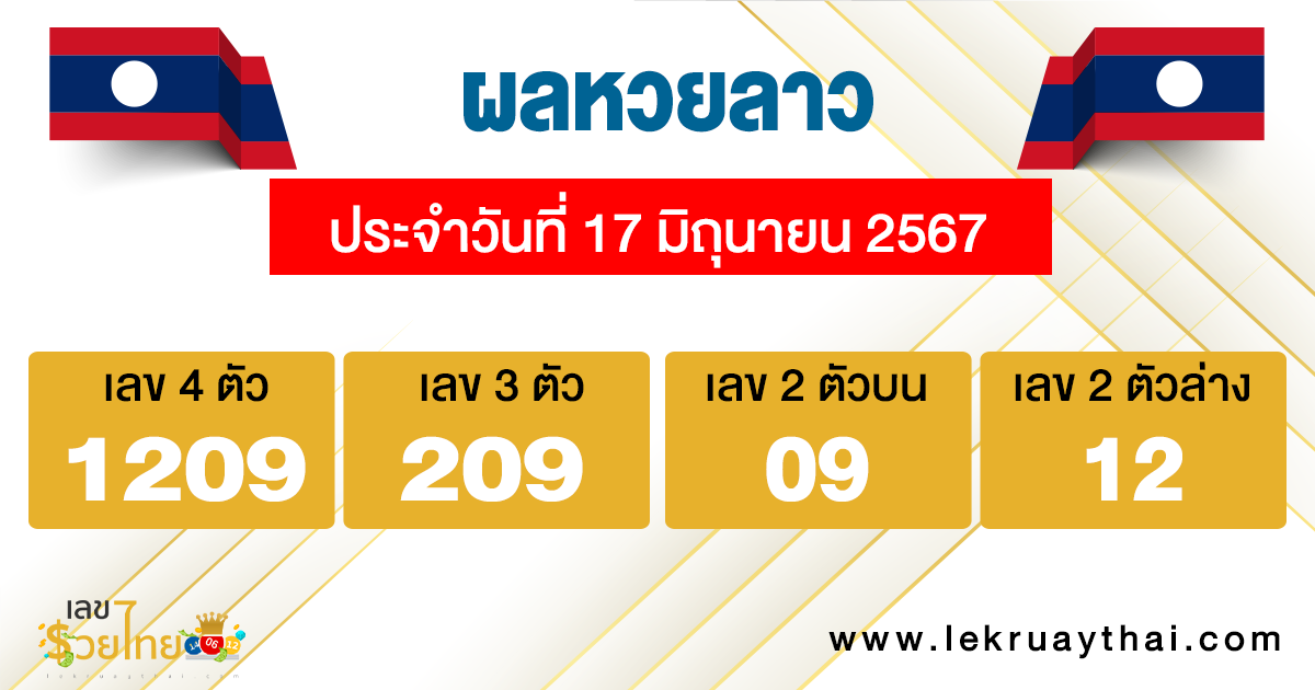 ผลหวยลาว "Laos-lottery-results"