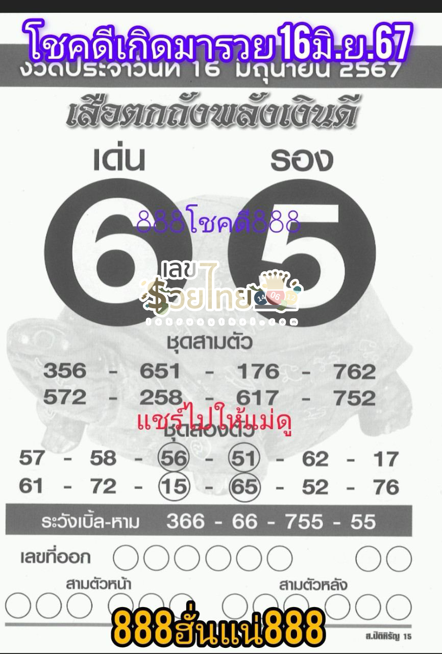 เสือตกถัง 16 6 67-"Tiger Tok Tang"