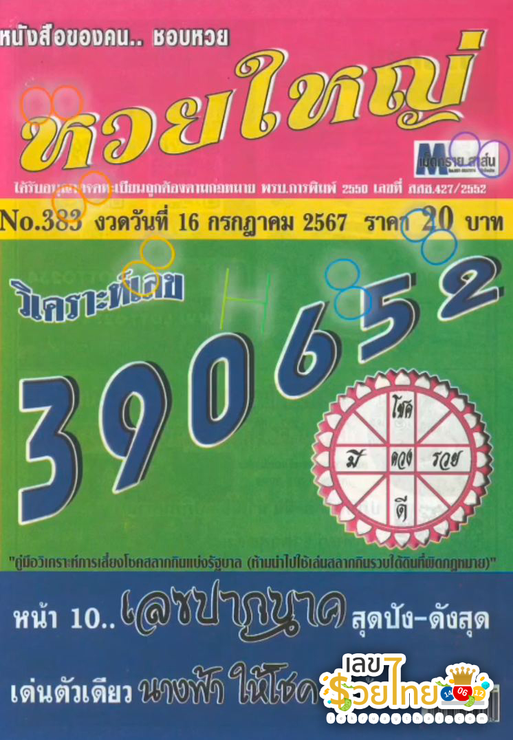 เลขหวยใหญ่ 16 7 67 -"Big lottery number 16 7 67"