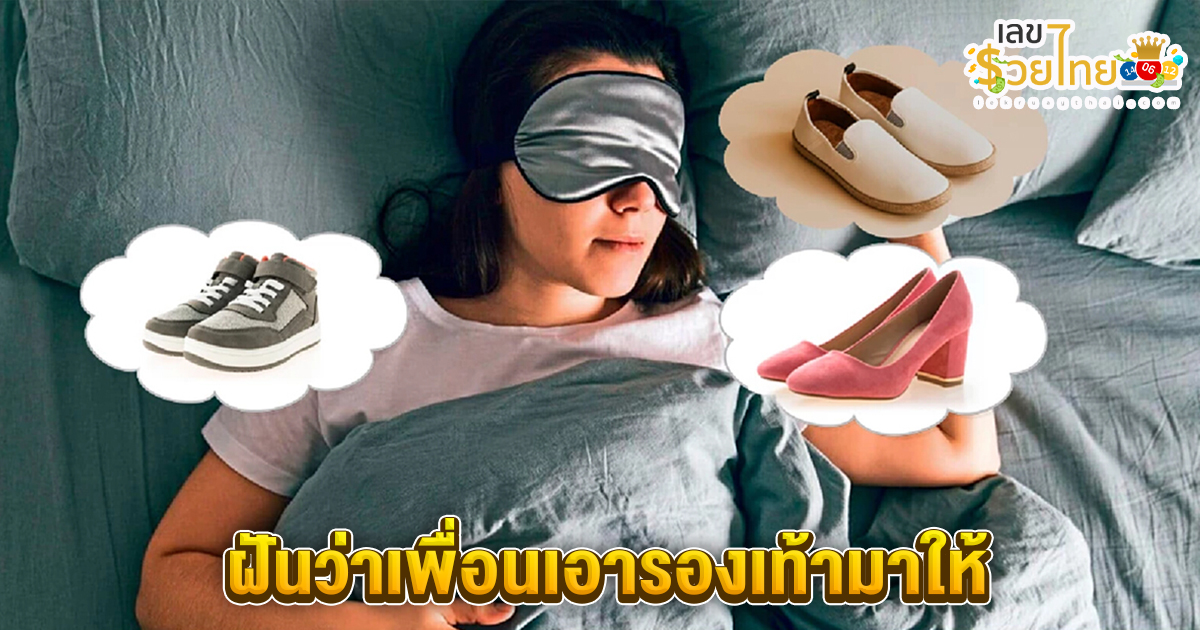 ฝันว่าเพื่อนเอารองเท้ามาให้ ทำนายว่าอย่างไร? พร้อมตีเลขเด็ด ตามความฝัน ดูคำทำนาย แม่น ๆ ได้ที่นี่ lekruaythai