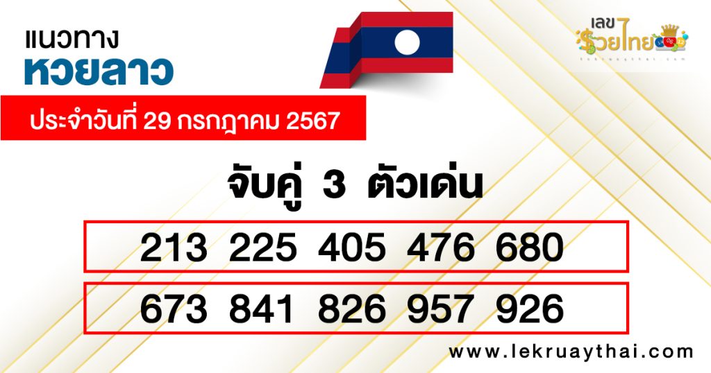 หวยลาวออกวันนี้ สด - "Lao lottery is out today, live."
