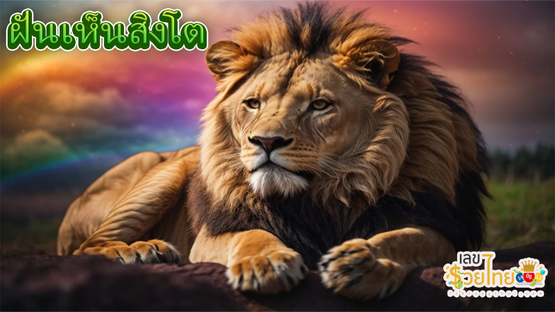ฝันเห็นสิงโต 1 ตัว-"I dreamt of seeing one lion."