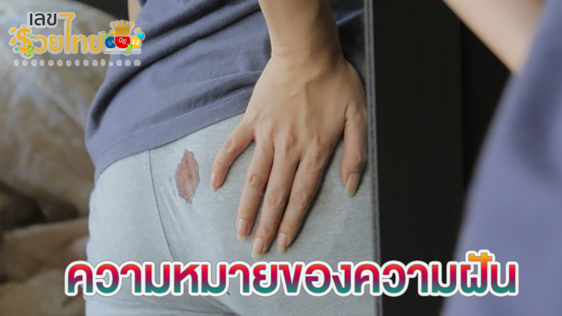ฝันว่า ประจำเดือนไหลเปื้อน-"Dream that menstrual flow is dirty"