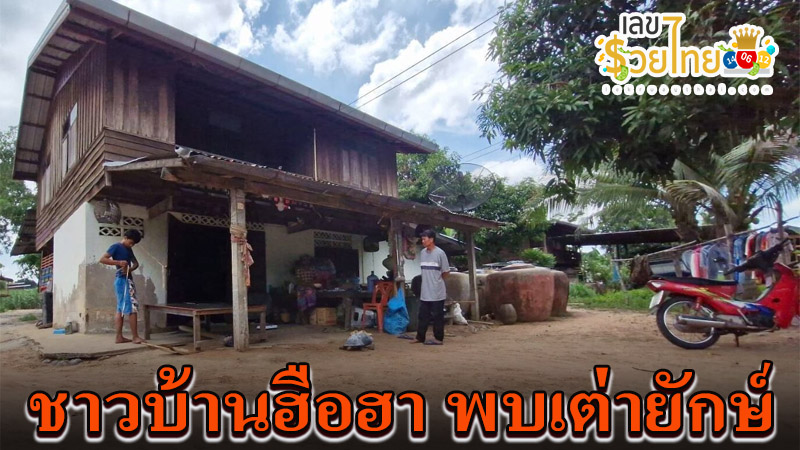 แห่ส่องเลข เต่ายักษ์-"Excitement on lottery day"