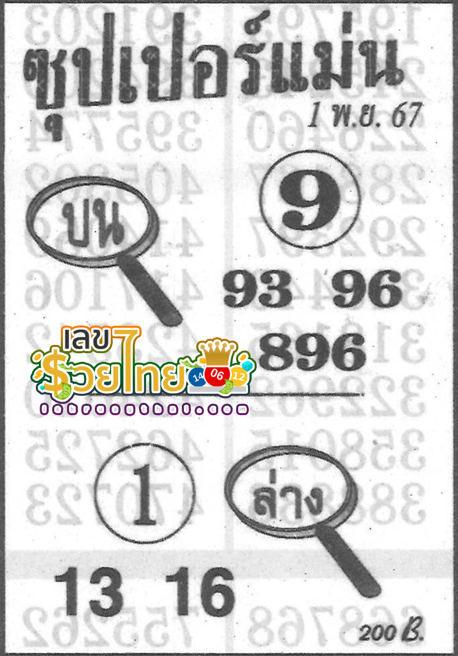 ซุปเปอร์แม่น 1 11 67 -"Super Accurate 1 11 67"