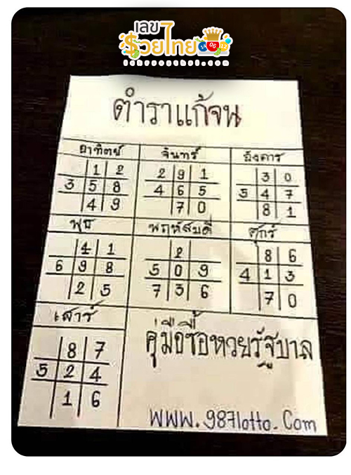 เลข ตำราแก้จน 16 10 67 -"The number of the book to get rid of poverty is 16 10 67."