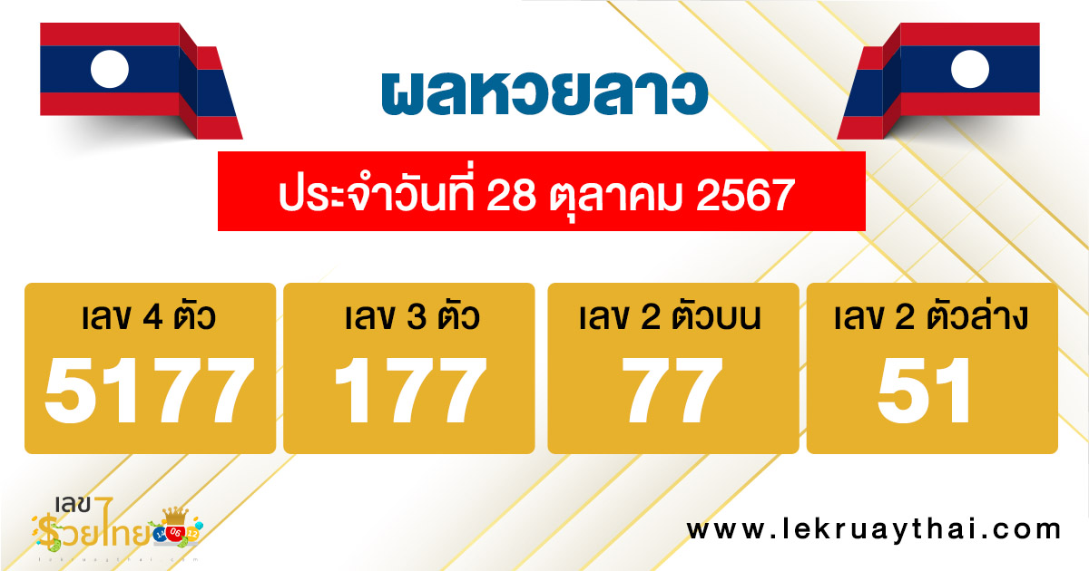 ผลหวยลาว - "lao lottery results"
