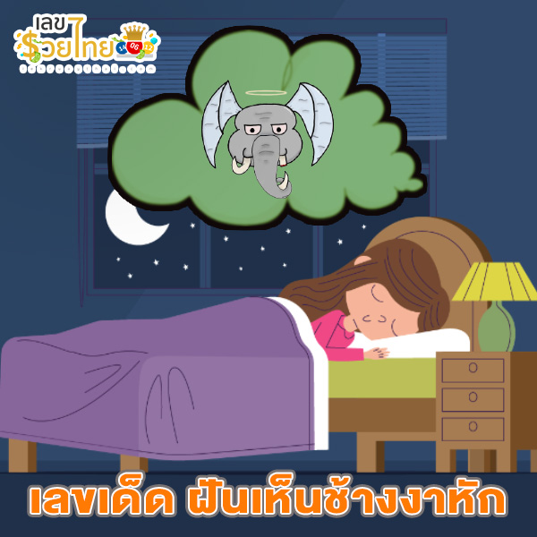 ฝันเห็นช้างตัวใหญ่ -"Dreaming of seeing a big elephant"
