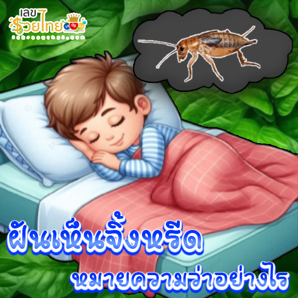 ฝันเห็นจิ้งหรีด -"Dreaming of crickets"