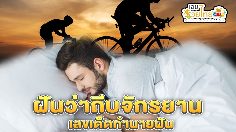 ฝันว่าปั่นจักรยานไปตามถนน-"Dreaming of riding a bicycle along the road"