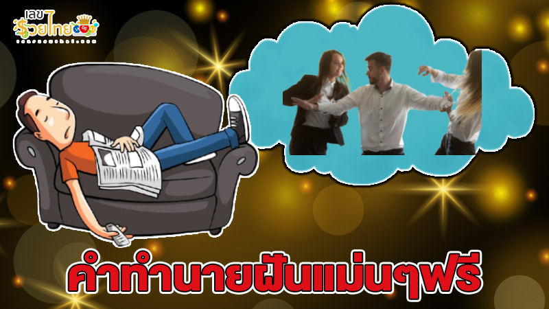 ฝันเห็นคนทะเลาะกันตีกัน -"I dreamt that I saw people fighting and arguing with each other."